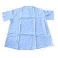 thumbnail image 4 of CONZONE Mens 2 Peice Linen Outfits Solid Color Short Sleeve Henley Shirts Pant Sets Breathable Summer Track Suits, 4 of 5