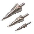 thumbnail image 4 of Silver/HSS Spiral Groove Step Drill Bit For Stainless Steel Cutting4-12/20/30mm, 4 of 6