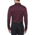 thumbnail image 3 of Ben Hogan Men’s and Big Men’s Mini Jacquard Long Sleeve Golf Polo Shirt, up to Size 5XL, 3 of 4