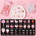 thumbnail image 2 of 330 Pcs Junk Case Charms Kit, Junk Charms for Cases, Junk Phone Case Charm, Junk Case Kit Pink Charm Bulk Mixed Cute Slime Charms Set for DIY Crafts, Scrapbooking, Jewelry Making-S1, 2 of 14
