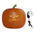 thumbnail image 1 of Talking Animated Pumpkin Singing LED Projection Pumpkin Lantern Halloween Pumpkin Decoration 90‑240V US Plug, 1 of 16