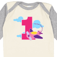 thumbnail image 4 of Inktastic 1st Birthday Pilot Airplane Girls Long Sleeve Baby Bodysuit, 4 of 5