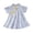 Blue, variant on Toddler Baby Girls Floral Cheongsam Dress Classical Vintage Floral Print Qipao Dress for Infants Hanfu Dress