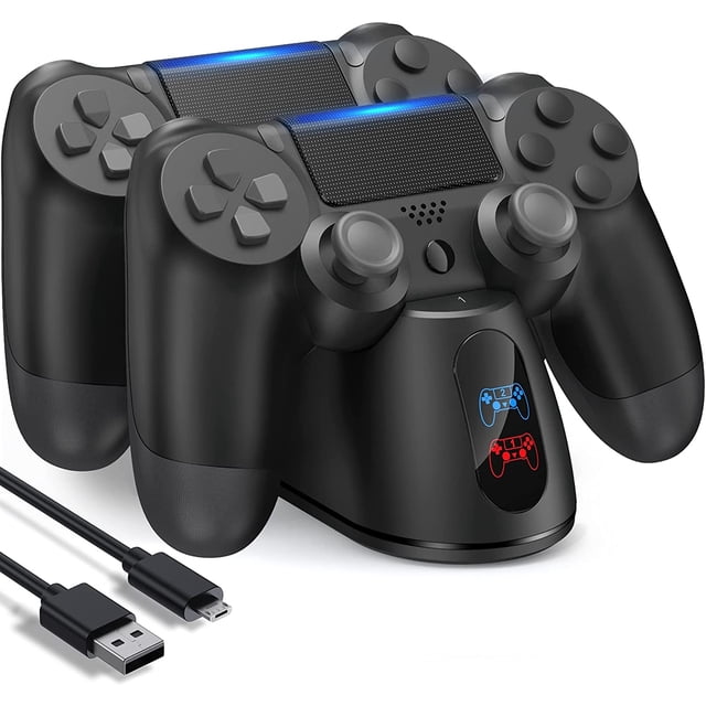 PS4 Controller Charger Charging Station para Playstation 4, RetroJoyOX RetroJoyOX