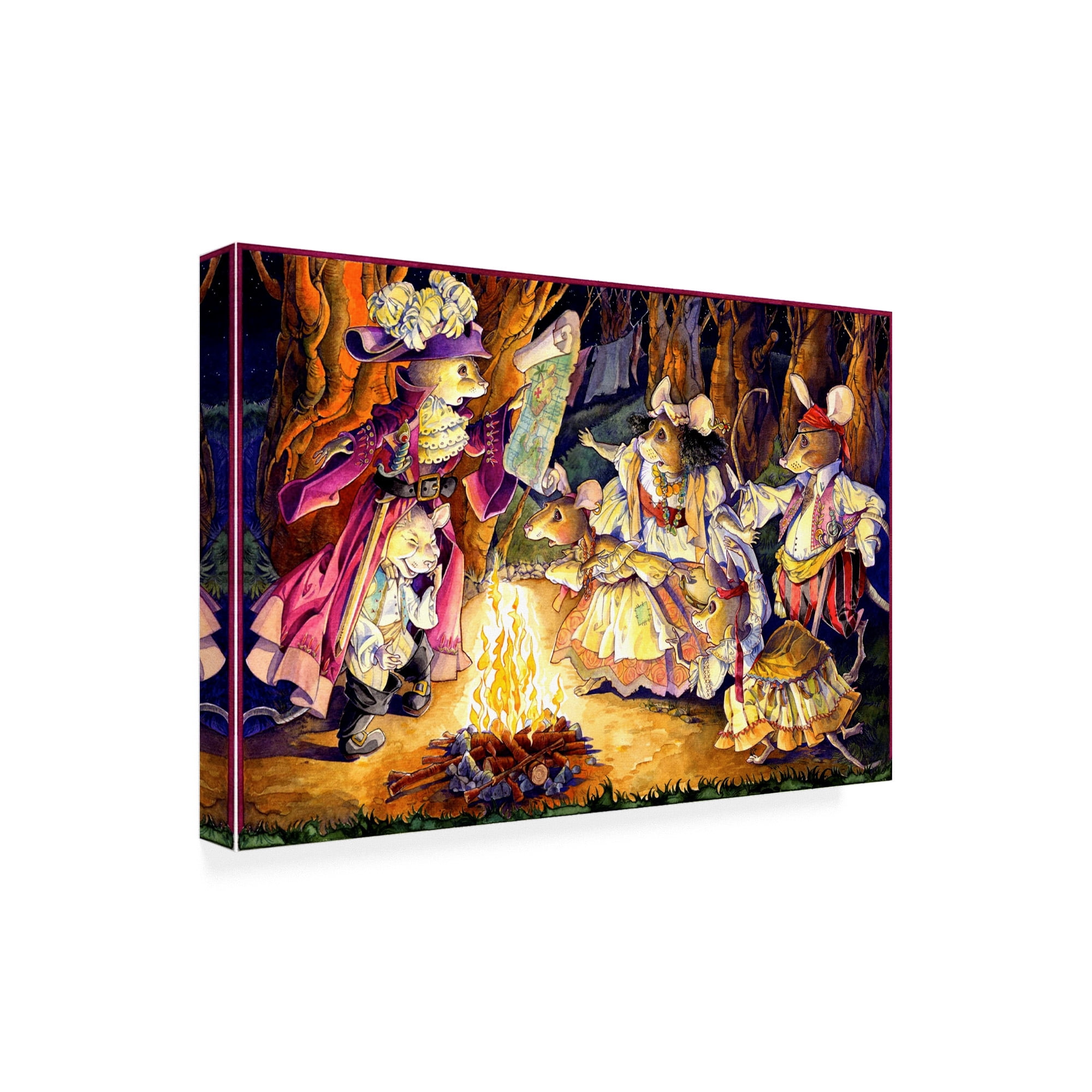 Trademark Fine Art 'Gypsy Mice' Canvas Art by David Galchutt