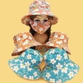 thumbnail image 4 of Flower New Protect Neck Anti-uv Bucket Hat With Mask Sunscreen Hat Agricultural Work Hat Tea Picking Cap Fisherman Hat PURPLE INTEGRATED MASK AND HAT, 4 of 6