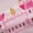 A Pink 383, variant on Manfei Girl Castle Black Out Curtains,Pink Glitter Theme Curtains Pack of 2 (42x63 Each),Princess Bedroom Curtains,Ultra Soft Bedroom Decorative