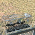 thumbnail image 4 of Comedero para pájaros con ventana de acrílico transparente con 3 ventosas y orificios de dr Abanopi Comedero para pájaros, 4 of 7