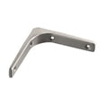 thumbnail image 6 of 4 Pcs Shelf Bracket Triangular Support Shelf Support Furniture Wall Mount Bracket L Shaped Stainless Steel Fixed Connector, 6 of 6