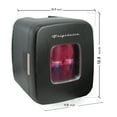 thumbnail image 3 of Frigidaire Retro 12 Can Mini Beverage/Skincare Cooler, Black, Compact Refrigerators, 3 of 12
