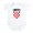 Cloud White, variant on CafePress - Croatia Hrvatska Emblem Infant Bodysuit - Baby Light Bodysuit, Size Newborn - 24 Months