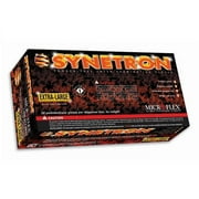 Microflex X-Large Natural 11.417'' Synetron 9.1 mil Latex Ambidextrous Non-Sterile Medical Grade Powder-Free Disposable Gloves With Fully Textured Finish, Extended Beaded Cuff And Polymer Coating