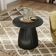 thumbnail image 6 of Oubayajia Round Side Table, Small Couch End Table Drink Table, Metal, Black, 6 of 9