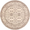 thumbnail image 1 of Unique Loom Tapis de Bordure Rustique la Jolla 12' 2 x 12' 2 Rond Ivoire/brun, 1 of 2