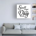 thumbnail image 4 of Canvas Wall Art - Jean Plout 'Good Vibes Typography D' Wall Art for Living Room, Bedroom, or Office Décor by Trademark Fine Art - 18 x 18 Inches, 4 of 4