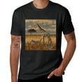 thumbnail image 2 of Art Mother and Baby Giraffe, Design Shirt, Art Display, T-shirt Lover Gift Casual Breathable Men's, Women's, Boys', Girls', Children's, 2 of 4