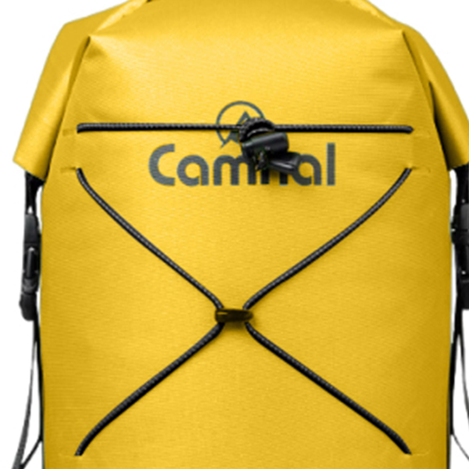 funtasica Waterproof Backpack for Boating, 20L, for Men And Women, for Hiking, Camping, Wet And Dry Separation, for Canoeing, Mountaineering, Snorkeling Yellow