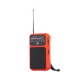 thumbnail image 2 of BELOVING Pocket Radio Easy to Use Clear Panel Multifunctional with Light Professional Red, 2 of 9