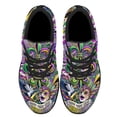 thumbnail image 2 of Happy Mardi Gras Louisiana Shoes Sneakers for Women Men Black Size 3.5, 2 of 7