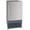 Stainless Steel, variant on U-Line UACR015-SS01A Ada Collection 15" Wide 25 Lbs. Capacity Built-In / Free Standing Ice