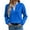 Blue, variant on Cute Sweater Women Elegant Lace Trim V Neck Knitted Long Sleeve Cropped Cozy Sweaters Black