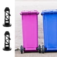 thumbnail image 2 of 6Pcs Trash Can Latch for Outdoor Use Black Plastic Nylon Wide Compatibility Easy Installation, 2 of 9