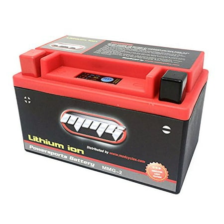 MMG YTX7A-BS 7A-BS Lithium Ion Sealed Powersports Battery 12V 160CCA Motorcycle Scooter ATV - Factory Activated, Maintenance Free (Best Lithium Motorcycle Battery)