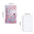 thumbnail image 3 of Carpeta de sobres de tamaño A6 con presupuesto, carpeta de planificación de presupuesto con cubierta de lentejuelas transparentes, 8 bolsillos con cremaller, 3 of 8