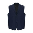 thumbnail image 2 of Pejock Men's Casual Vintage Waistcoat with Adjustable Belt and Pocket, 5-Button Closure Slim-Fit Vest for Formal and Daily Wear, 2 of 7