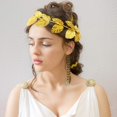 thumbnail image 4 of Diadema de toga de Halloween XCF 6 piezas corona romana de hojas doradas, 4 of 4