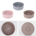 thumbnail image 3 of Xingzhi Pot en Silicone pour Friteuse à Air, Panier Rond Résistant à la Chaleur, Assiette, Doublures de Four à Micro-Ondes, Accessoires de Cuisson de Remplacement, Gris 16cm, 3 of 5