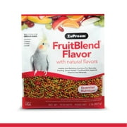 ZuPreem FruitBlend Flavor Dry Bird Food, Medium Birds - 2 lbs