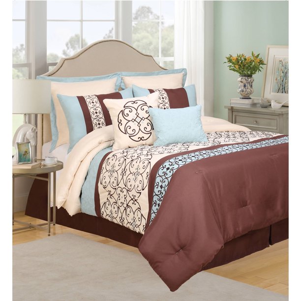Rutherford 8Piece Bedding Comforter Set, Queen