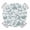 Teal green, variant on Blue Floral Round Tablecloth for 36-44 Inch Tables,Fitted Table Cover with Elastic Edge,Garden Petals Flower Botanical Tree Branch Waterproof Outdoor Table Cloth Protector for Patio Garden Dinner