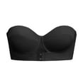 thumbnail image 4 of Lixiuxyad 36c Bras Women's Comfortable Wireless Front Closure Bra For Everyday Use With Design And Transparent Straps, 4 of 4