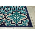 thumbnail image 4 of Nourison Aloha Indoor/Outdoor Navy 9'6" x 13' Area Rug, (10x13), 4 of 7