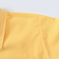 thumbnail image 6 of NIEWTR Boys Oxford Dress Shirt Long Sleeve Classic Button Down Solid Color Shirt for Uniform Church and Special Family Events（A-Yellow,7-8 Years), 6 of 9
