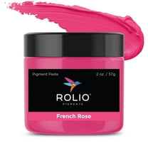 Rolio - Pink Pigment Paste for Epoxy Resin, French Rose, 2oz Jar - Resin Pigment, Epoxy Resin Dye Paste, Epoxy Paint, Resin Paste Pigment, Epoxy Resin Color Pigment Paste, Mica Powder Paste