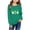 Green 10, variant on LIaqionyy Girl's St Patrick's Day Tops Kids Casual Long Sleeve Crewneck Pullover Cute Shamrock Graphic Clothes 2-10Y