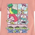 thumbnail image 3 of Toy Story 4 - Sunny Side Up Grid - Toddler & Youth Girls Short Sleeve Graphic T-Shirt, 3 of 5
