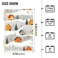 thumbnail image 2 of FORMRS 1-Subject Spiral Notebook 8" x 5" College Ruled 60 Refillable Sheet A5 Hard Cover, Orange Snow Houses, 2 of 7