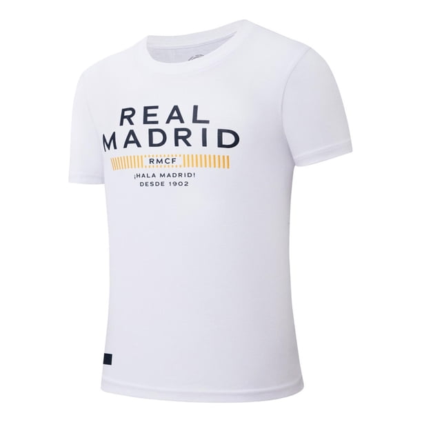 Playera Fanatics Hombre Real Madrid Blanco Deportiva Futbol blanco XL