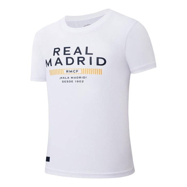 Playera Fanatics Hombre Real Madrid Blanco Deportiva Futbol blanco XL