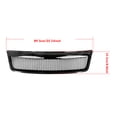 thumbnail image 7 of Front Bumper Grille Grill Mesh Kit For Subaru Forester 2009-2013 Black, 7 of 7