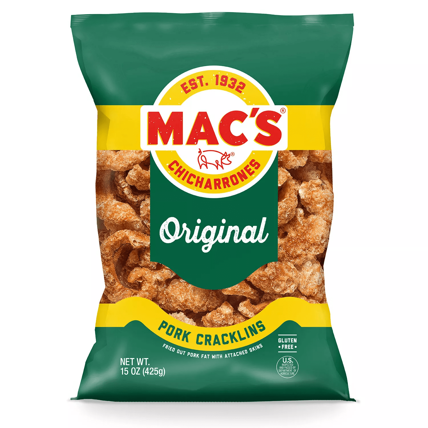 Mac's Original Pork Cracklins (15 oz.)