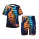 thumbnail image 1 of Balery Yellow Fish Seahorse Conjunto de Pijama Infantil de Manga Corta con Estampado – Ropa de Dormir de Algodón Suave-3X-Large, 1 of 4