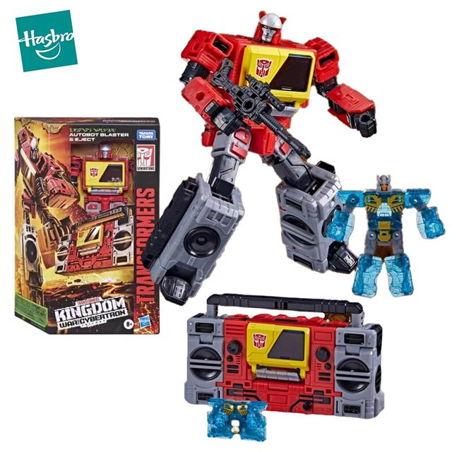 Hasbro-figura de acción Original de Transformers Kingdom, colección Grimlock Battle, juguetes para niños, regalo para niños zhangyuxiang LED