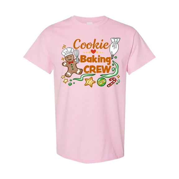Inktastic Cute Cookie Baking Crew T-Shirt