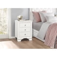 thumbnail image 2 of Pemberly Row 3-Drawers Transitional Wood Nightstand in White, 2 of 7