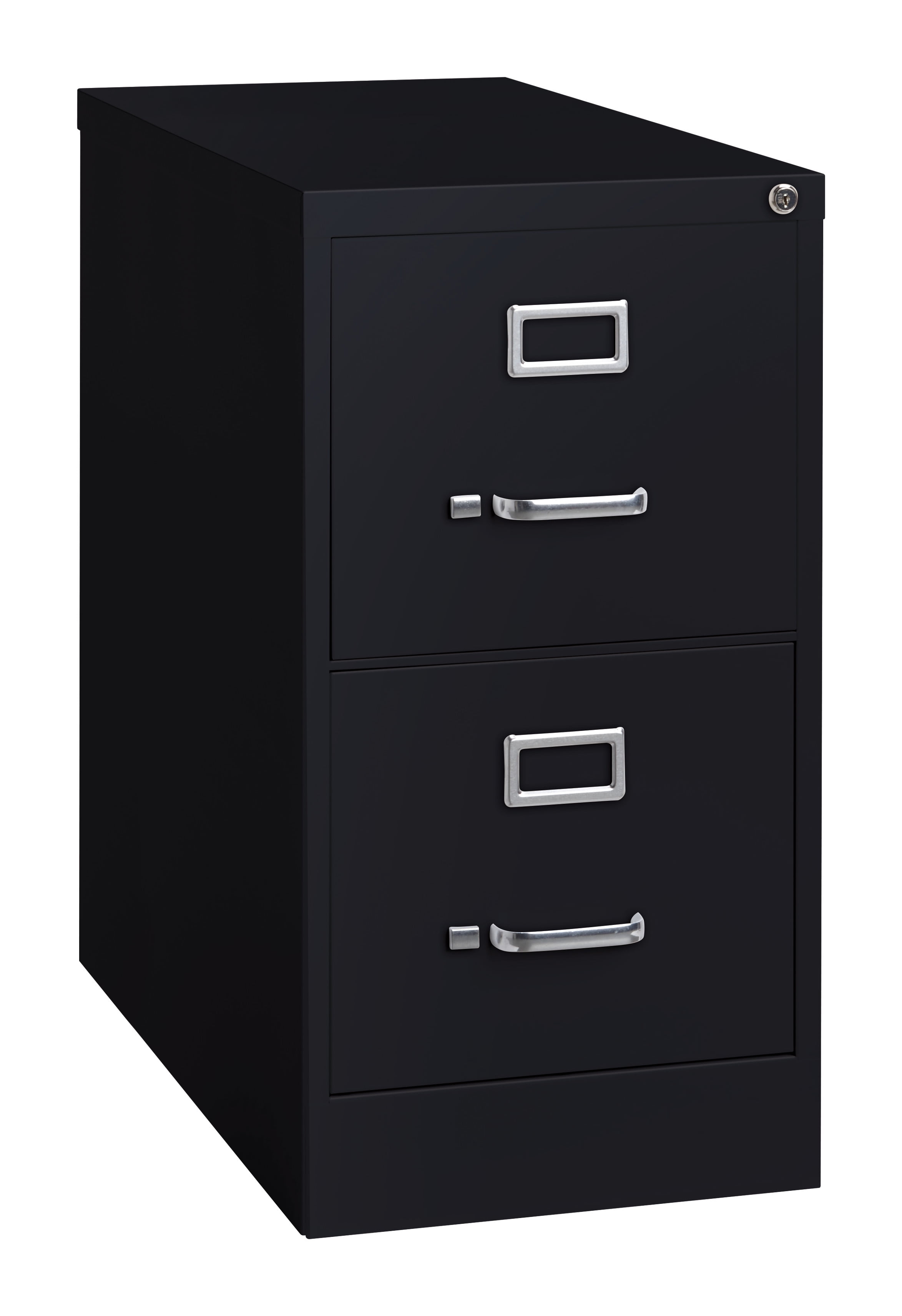 Hirsh 25 in Deep 2 Drawer Vertical Letter File Cabinet in Black 